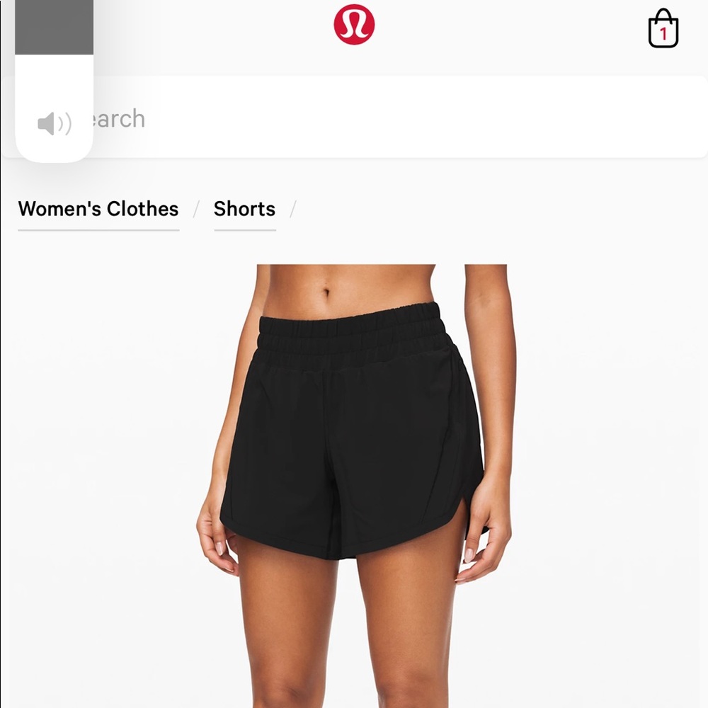 Lululemon running shorts